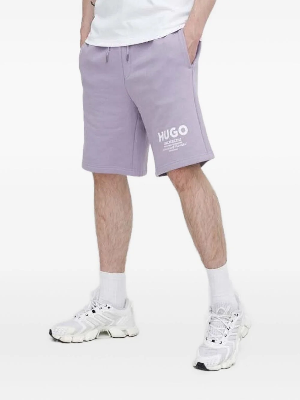 Nomario logo-print drawstring shorts - 1