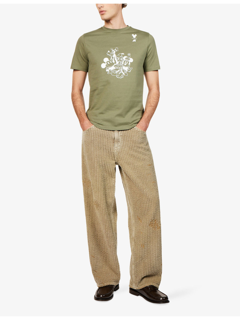 K-WAY Disney Mickey Minnie Printed Cotton T-Shirt outlook