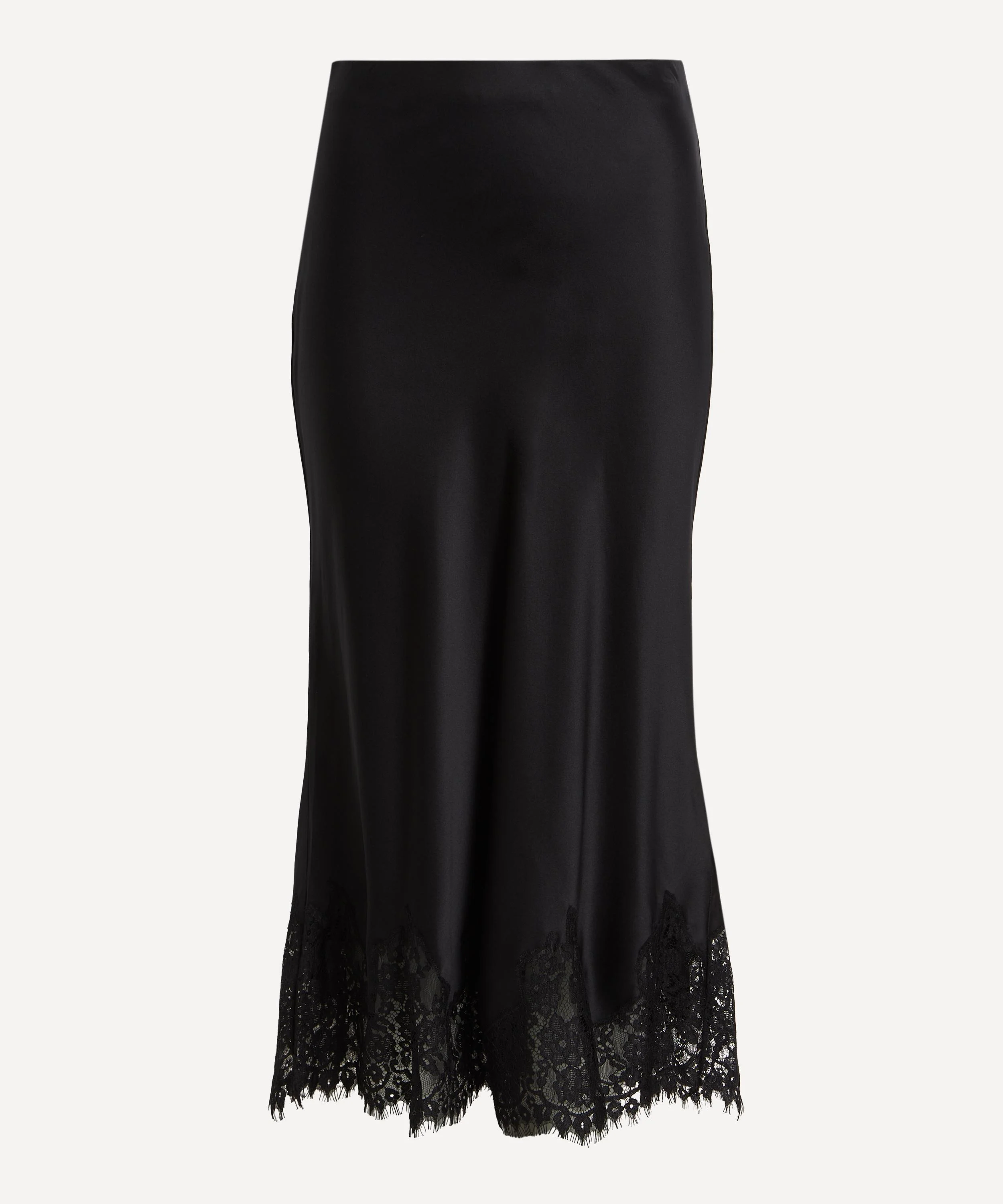 Carolina Black Silk Skirt - 1