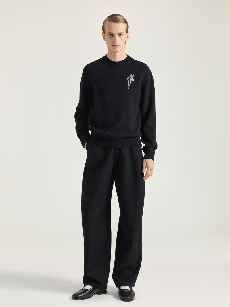 Givenchy SWEATER IN WOOL KNIT WITH CRYSTAL EMBROIDERY outlook