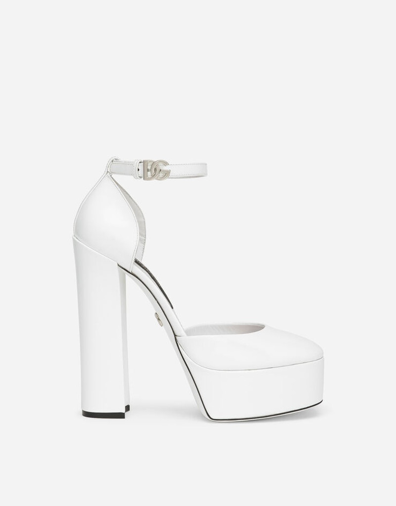 Polished calfskin platforms 1