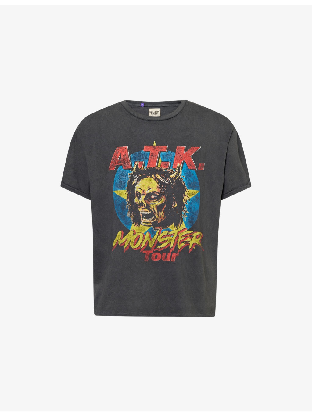 Monster Tour Graphic-Print Cotton-Jersey T-shirt - 1