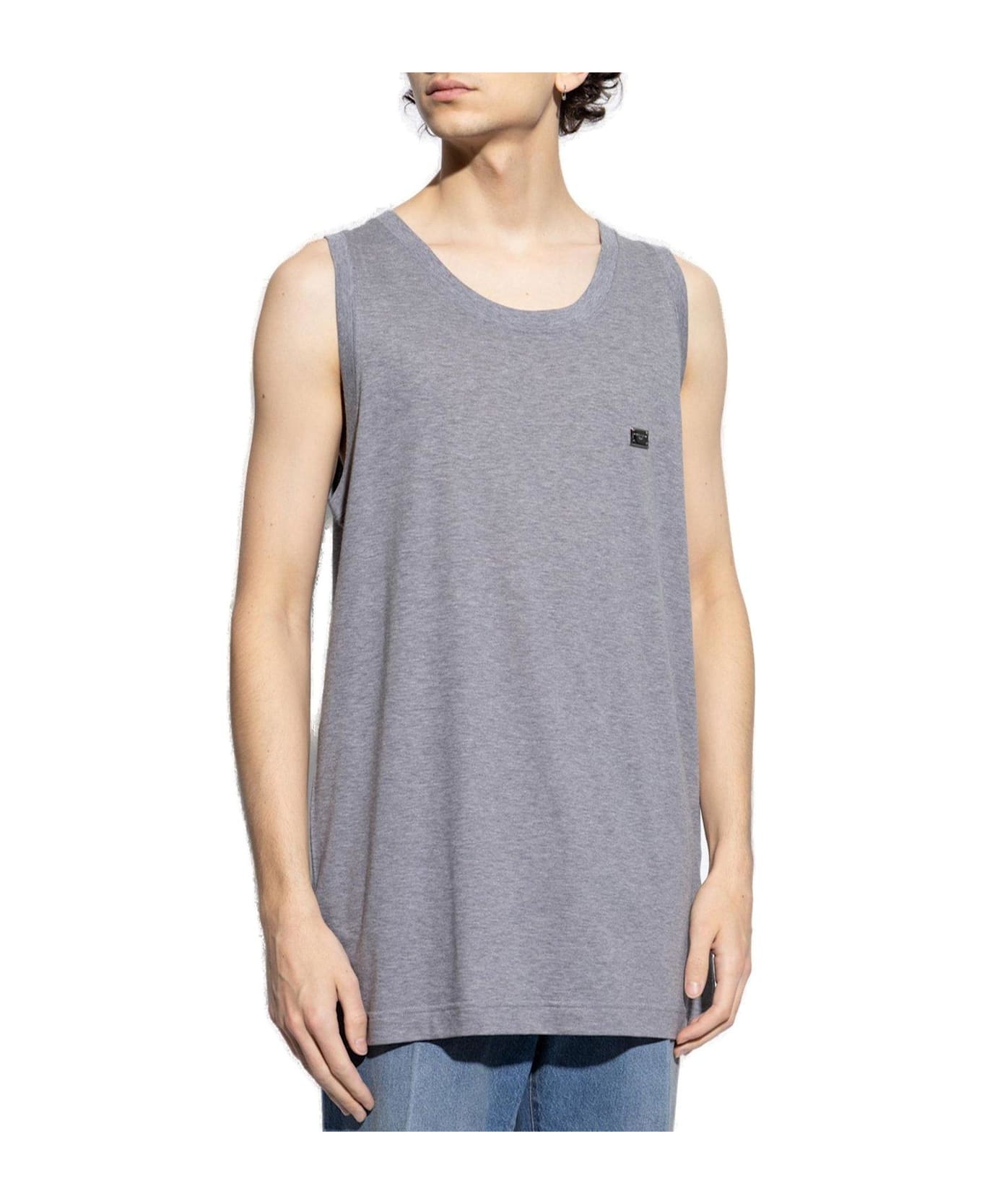 Logo Tag Oversize Singlet - 2