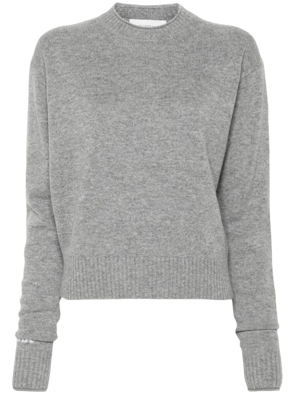 Wool crewneck sweater - 1