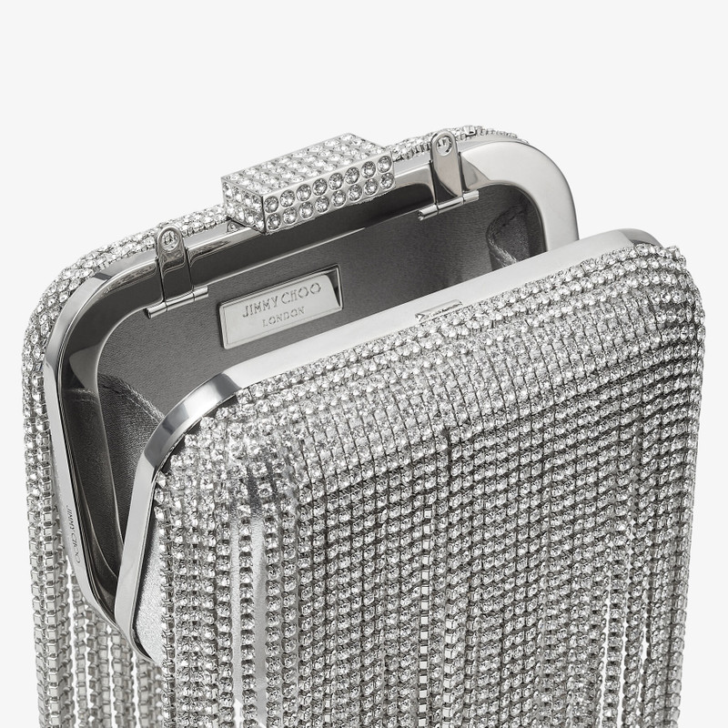 Micro Cloud
Silver Crystal Mini Bag with Fringe 5