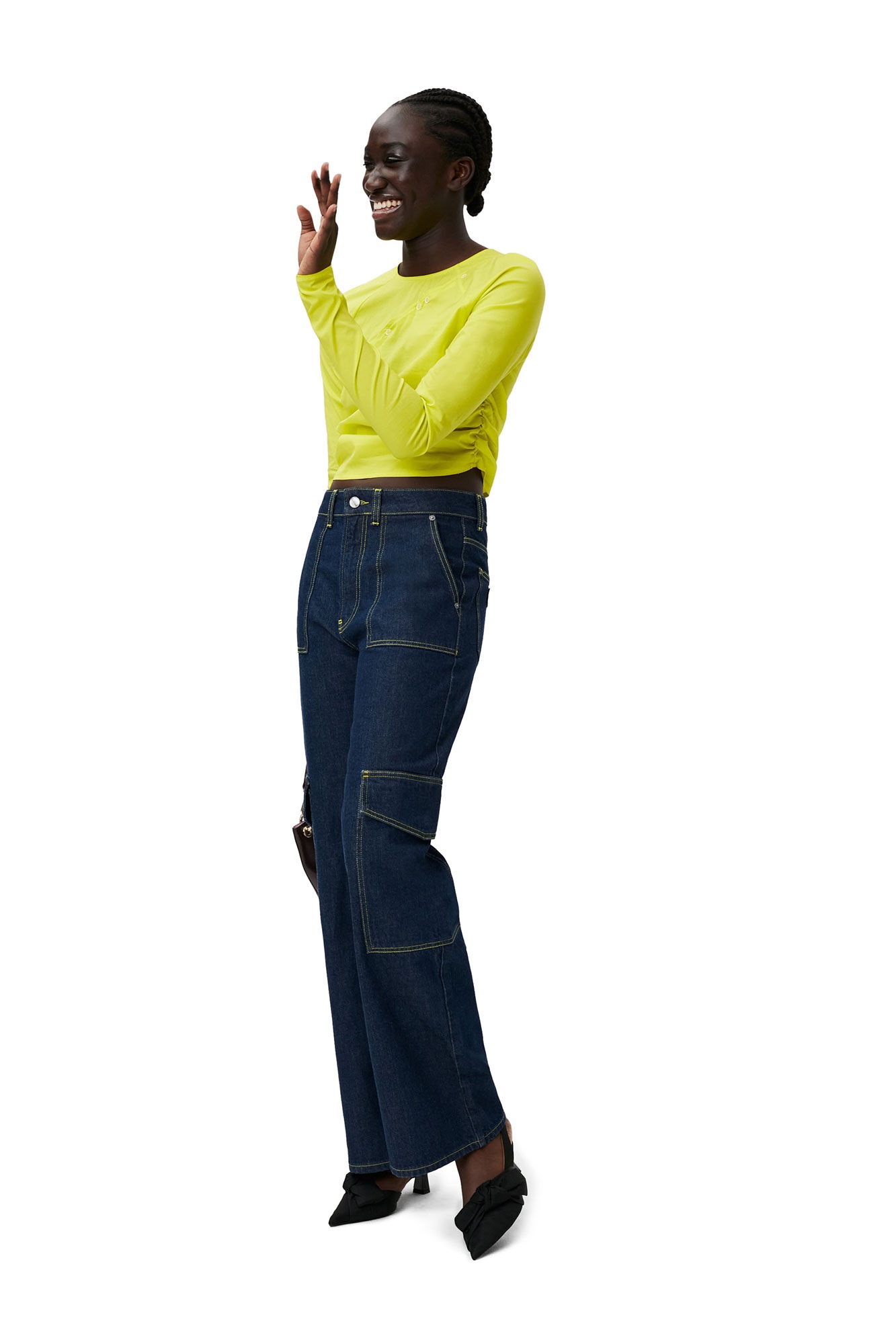 STRETCH COTTON BLOUSE - 3