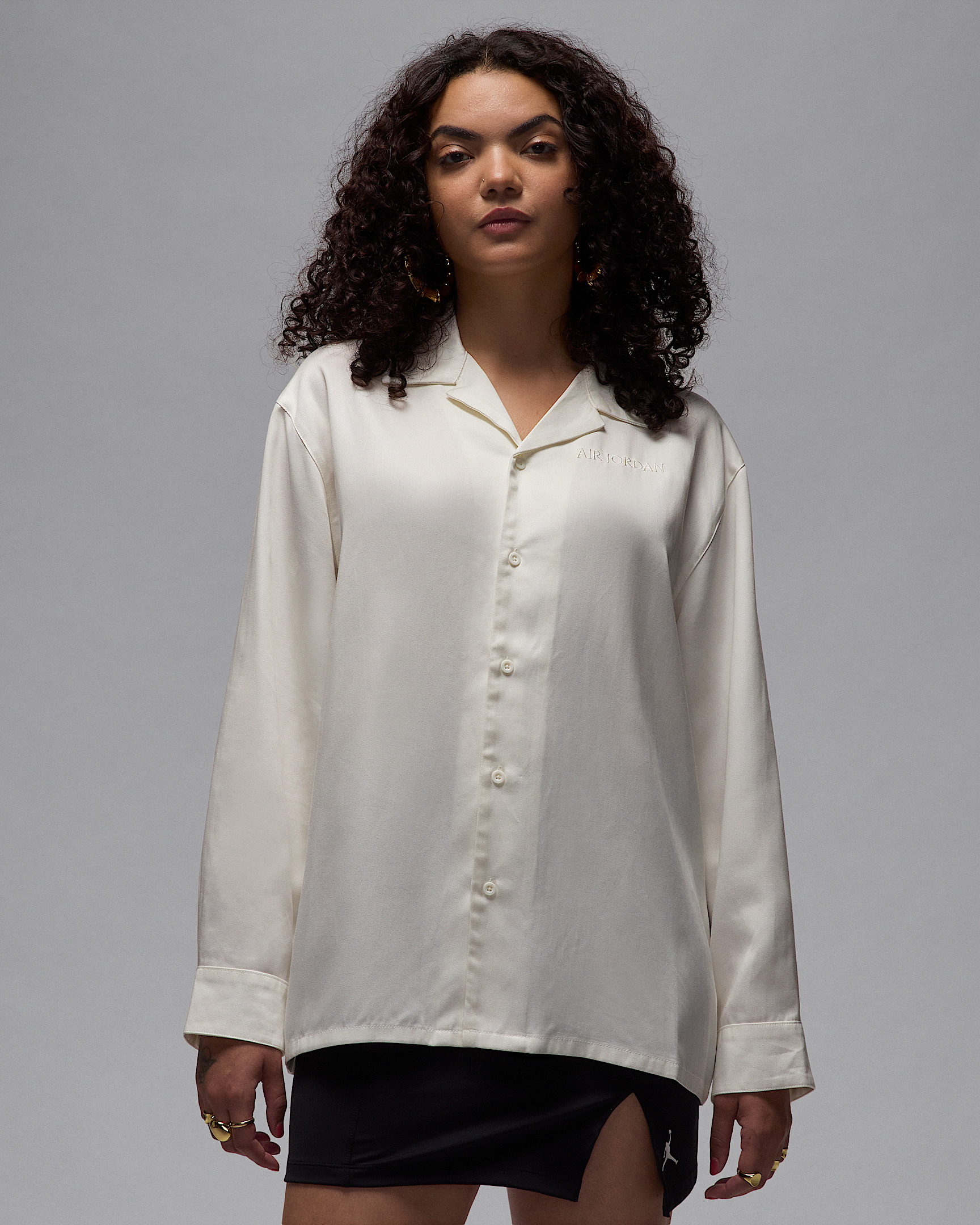 Air Jordan Women's Long-Sleeve Woven Top - 1