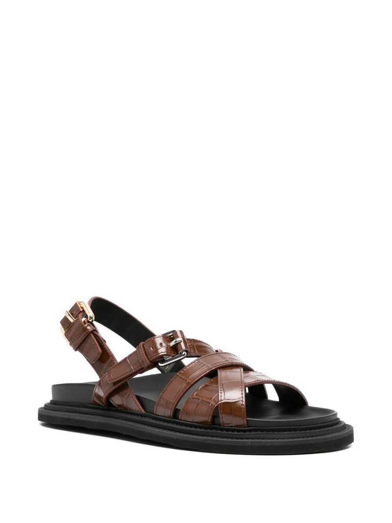 Moschino buckled strappy sandals outlook