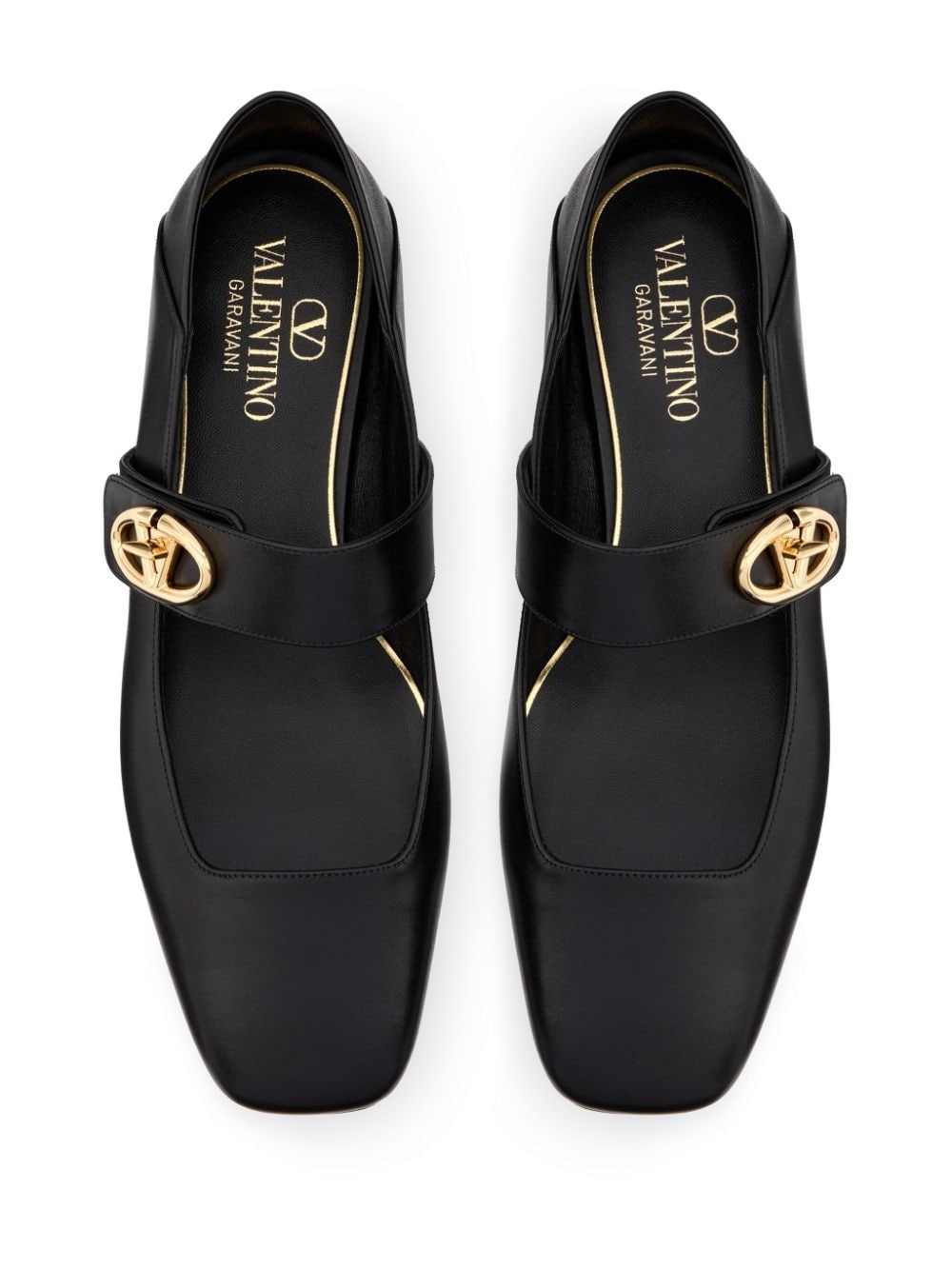 VLogo Locker Mary-Jane ballerina shoes - 4