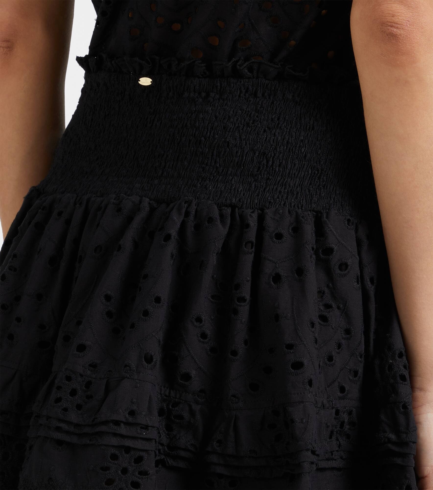 Galia broderie anglaise cotton miniskirt - 5
