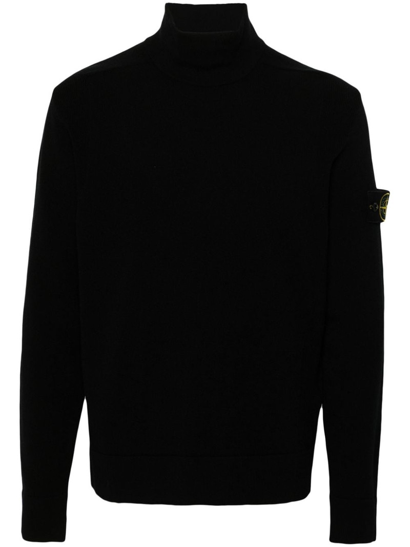Compass-badge sweater 1