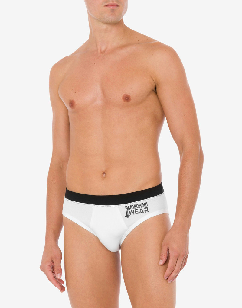 Moschino STRETCH JERSEY SLIP WITH ARROW LOGO outlook