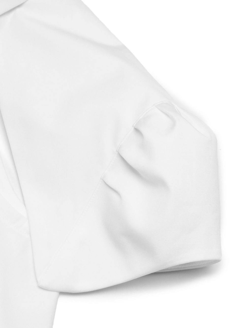 cut-out detailing cotton shirt - 5