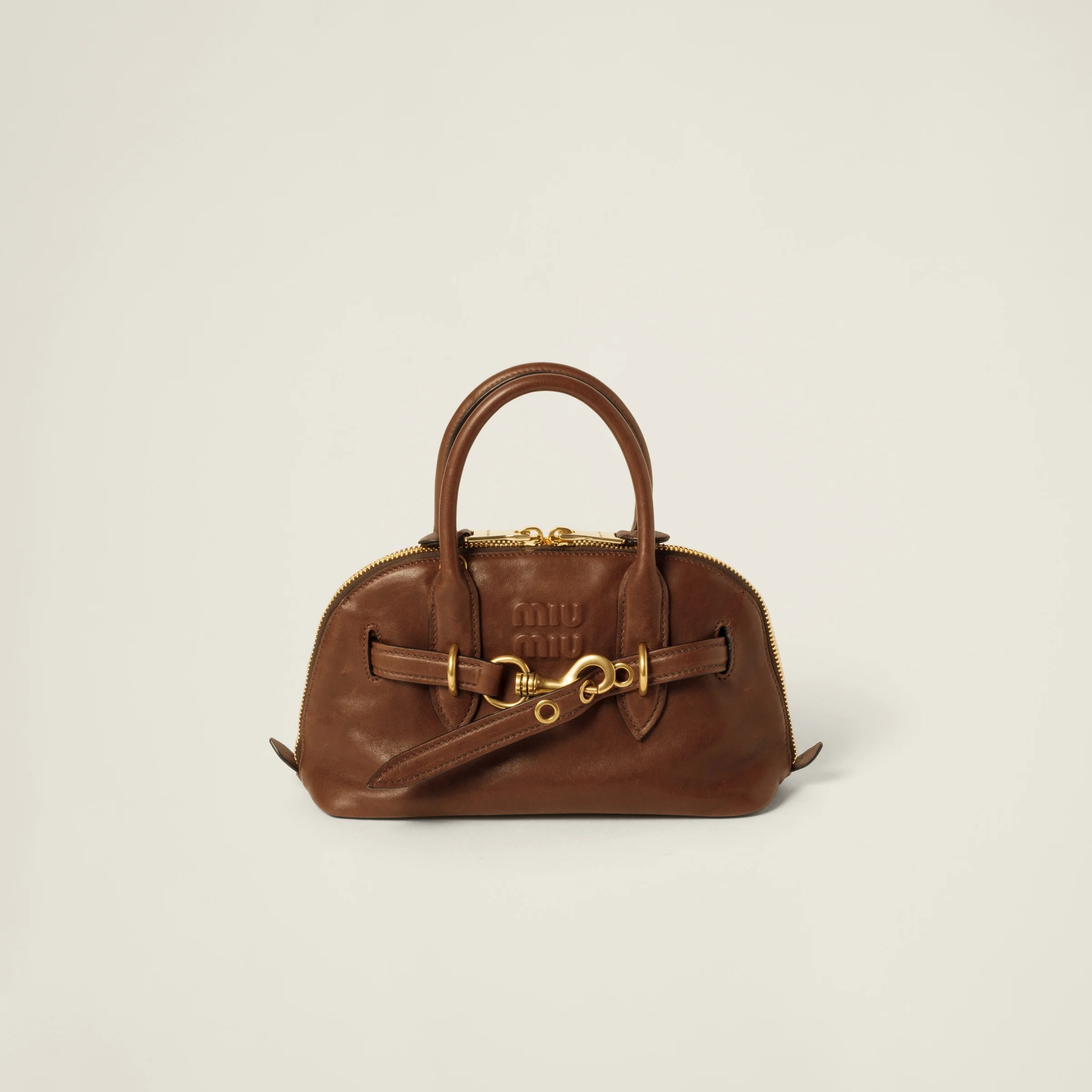 Aventure nappa leather top-handle bag - 1