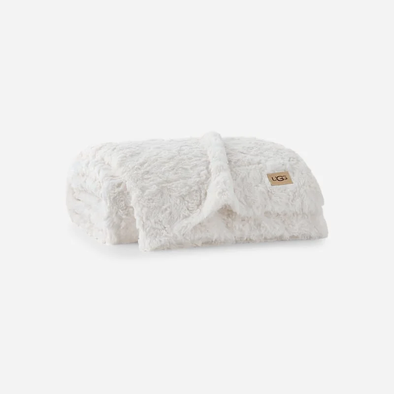 ® Adalee XL Throw 90"x92" Blankets in Natural - 1