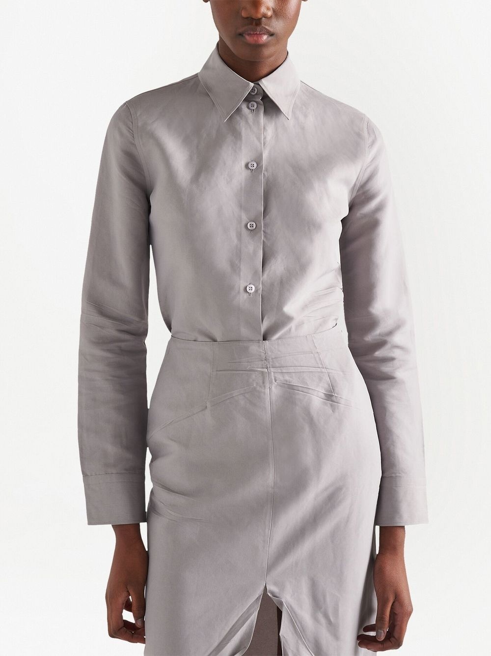 long-sleeve button-up shirt - 4