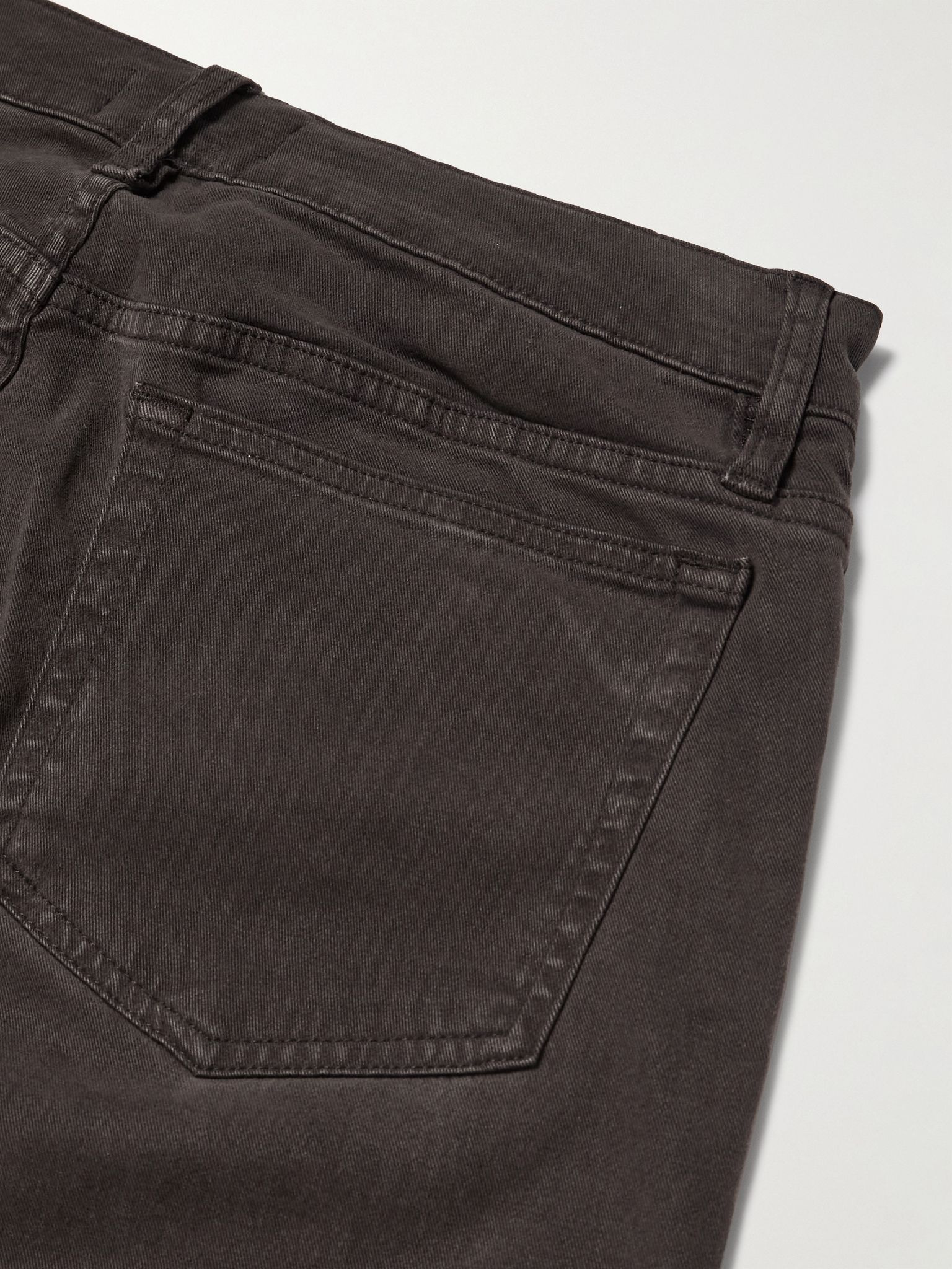 L'Homme Slim-Fit Stretch Lyocell-Blend Trousers Brown - 5