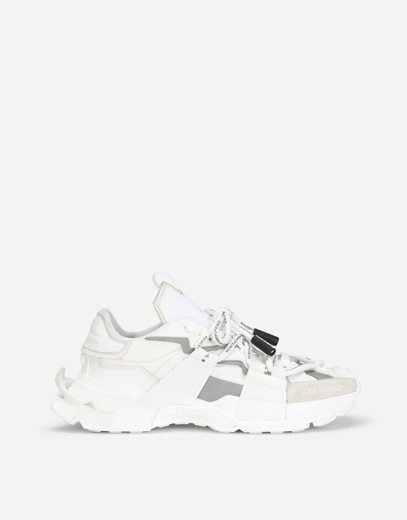 Mixed-materials Space sneakers 1