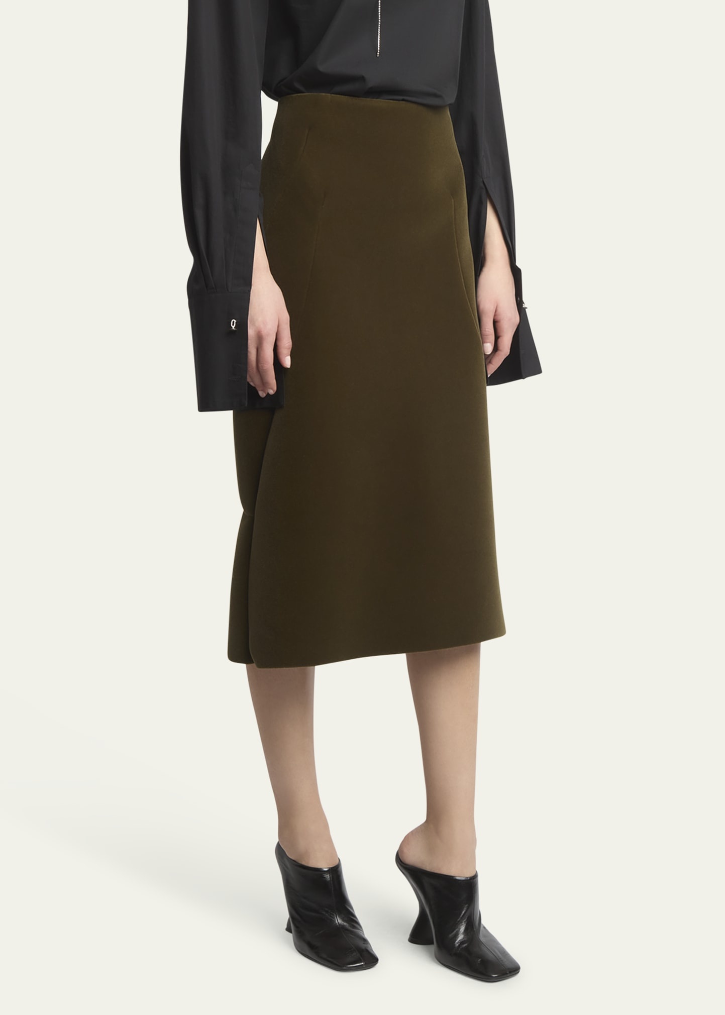 スカート DRIES VAN NOTEN SIBYL CHECK WOOL MIDI SKIRT Dries Van Noten Sibyl Midi Skirt | bergdorfgoodman | REVERSIBLE