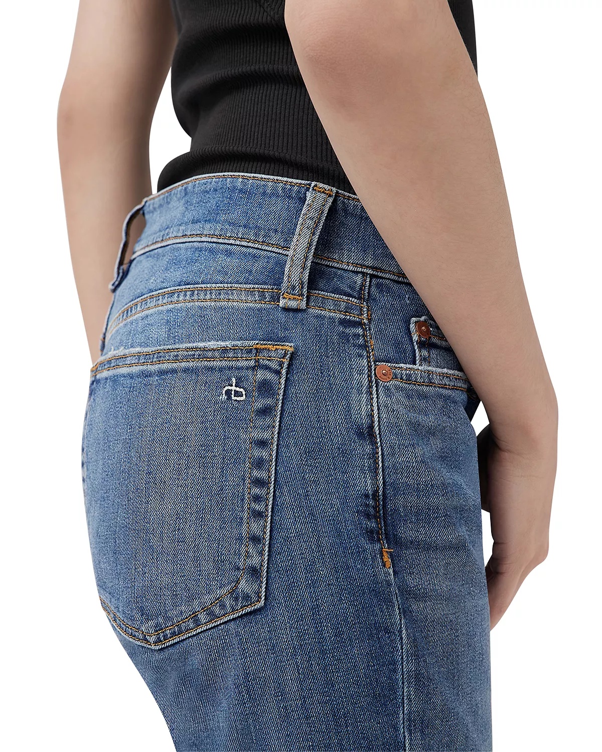Dre Low Rise Ankle Slim Boyfriend Jeans - 11