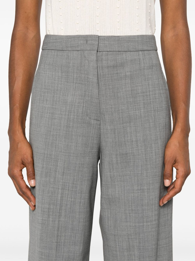 mélange-effect trousers 5