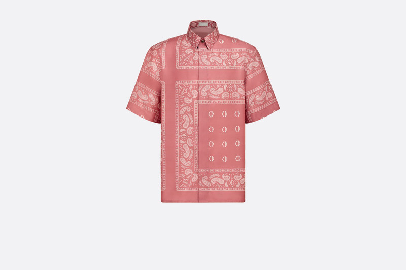 Short-Sleeved Shirt with Bandana Motif 1