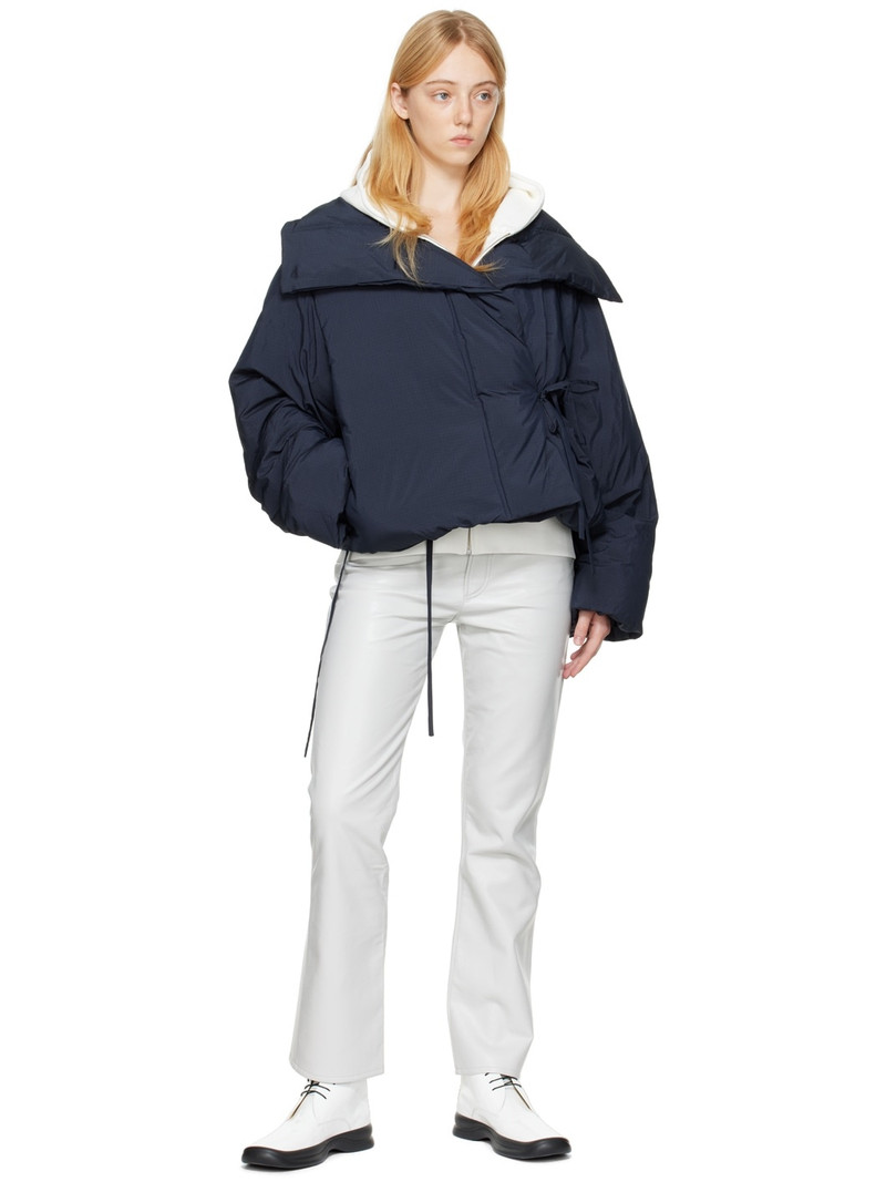 AGOLDE Gray Relaxed Leather Pants outlook