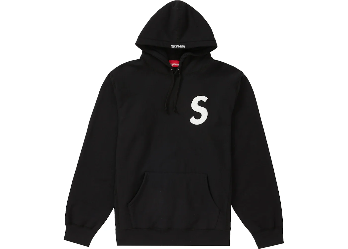 Supreme S Logo Hooded Sweatshirt (SS20) Black - 1