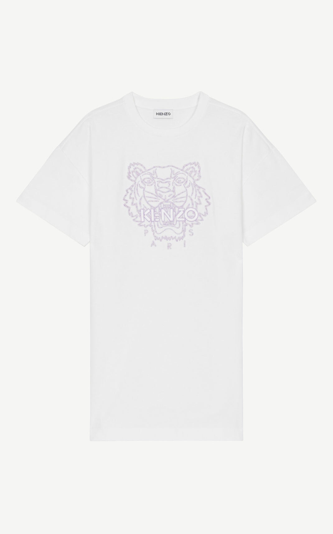 Embroidered Tiger T-shirt dress - 1