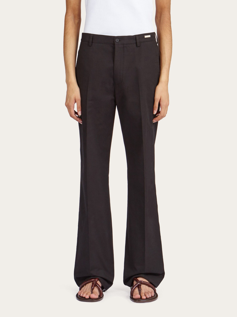 FERRAGAMO Flared chino trouser outlook