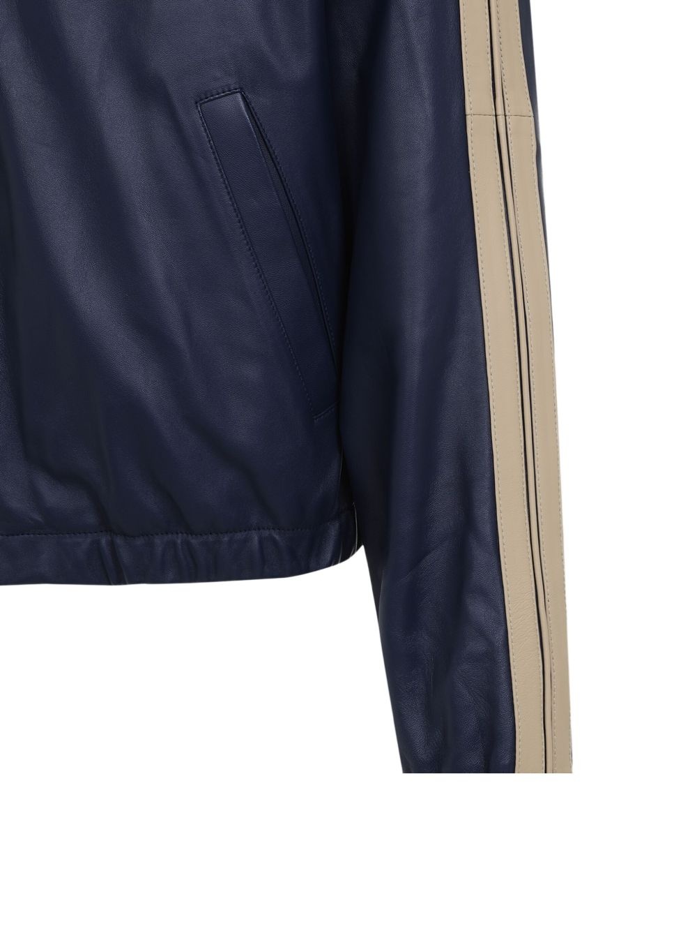 stripe-detailing bomber jacket - 3