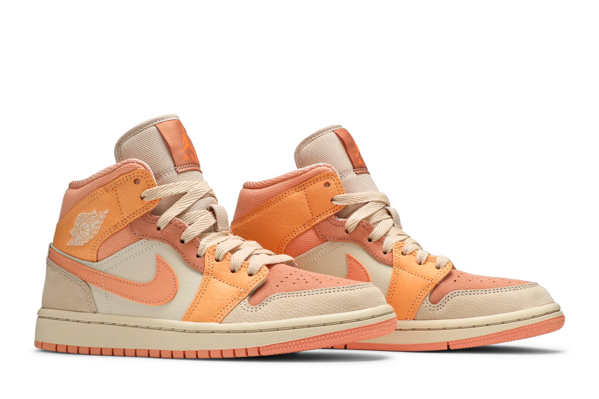 Wmns Air Jordan 1 Mid 'Apricot' - 8