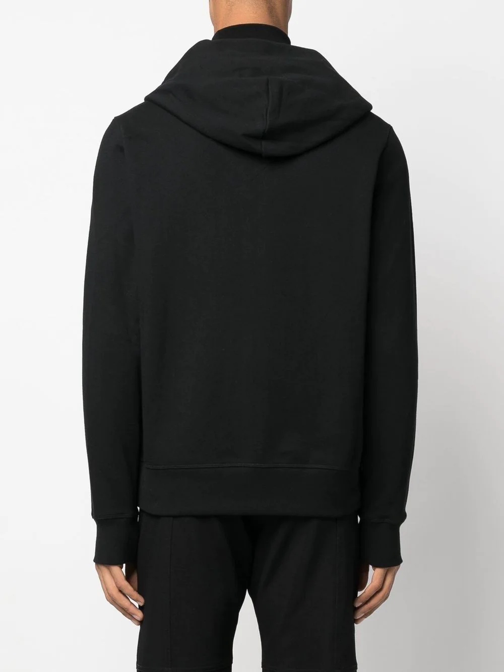 zipped cotton hoodie - 4