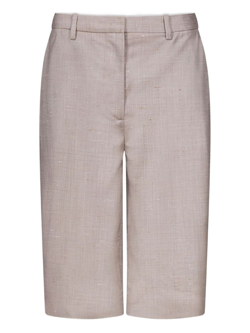 side-pocket knee-length shorts 1
