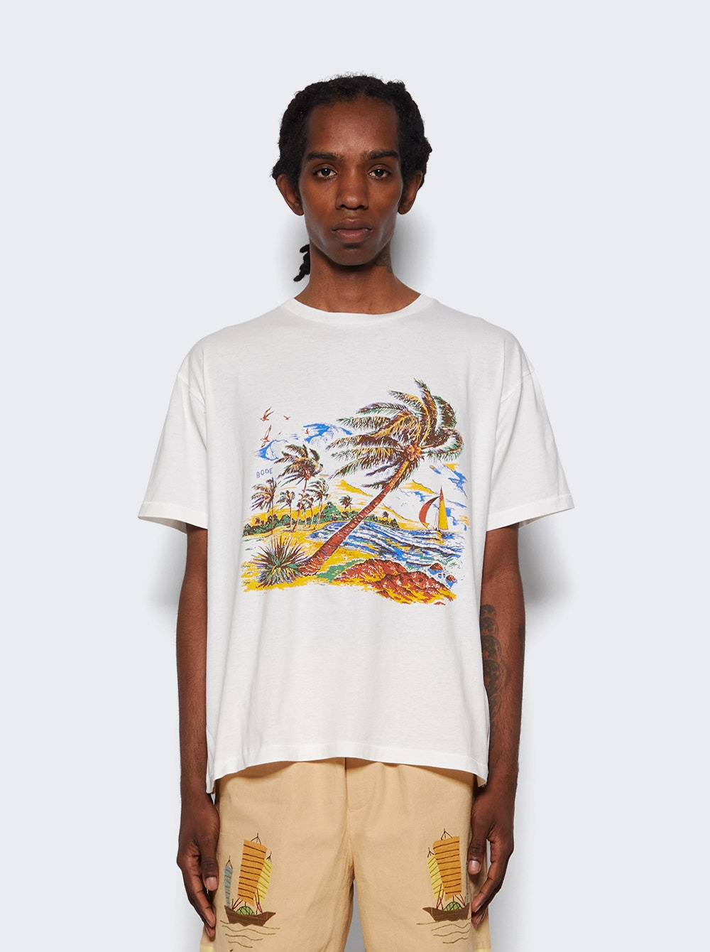 Island T-Shirt Cream - 3