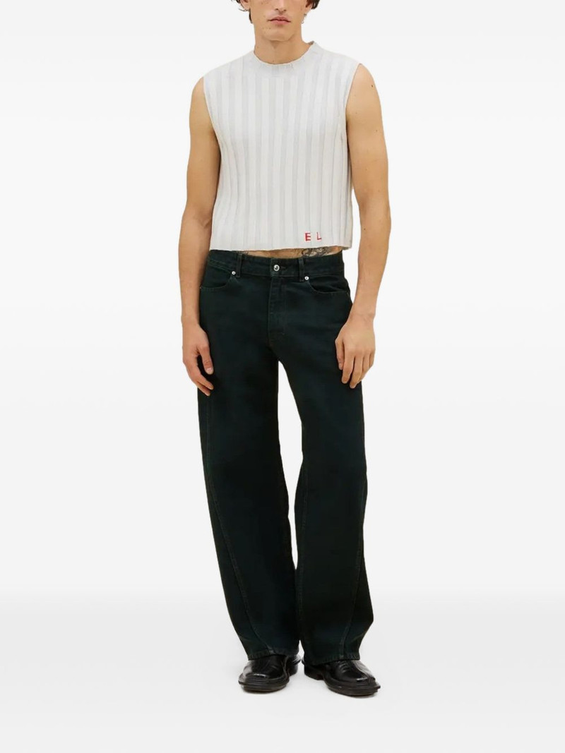 ECKHAUS LATTA asymmetric-seam jeans outlook
