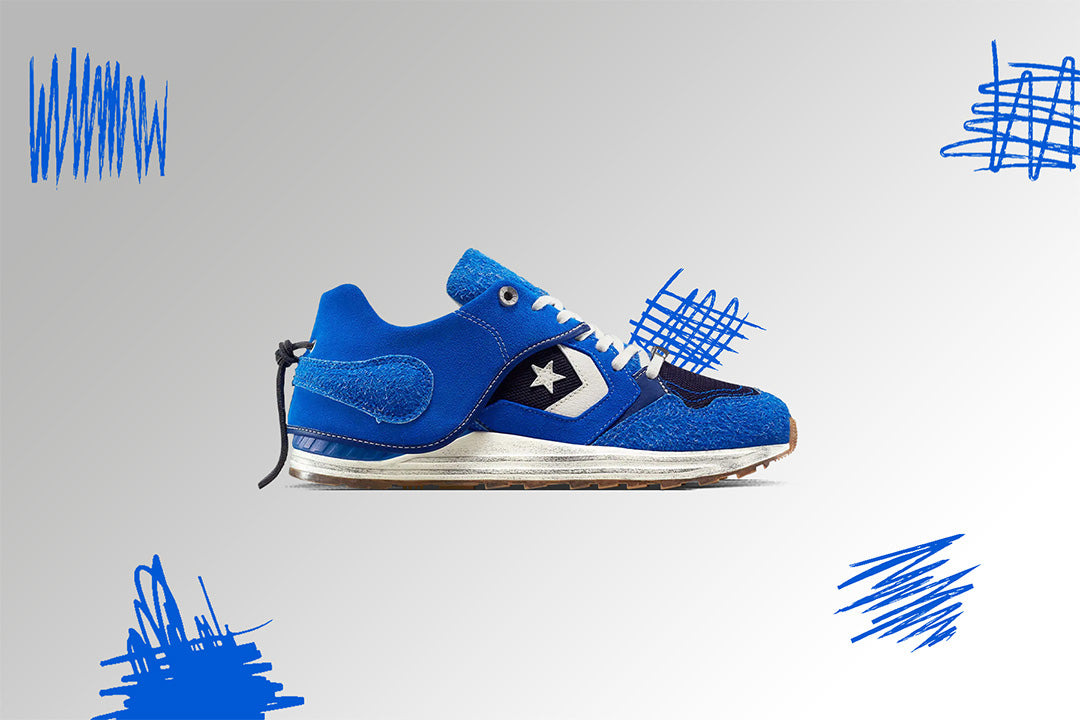 CONVERSE X ADER ERROR WAIVE TRAINER - BLUE/ANTIQUE WHITE/TOFU - 5