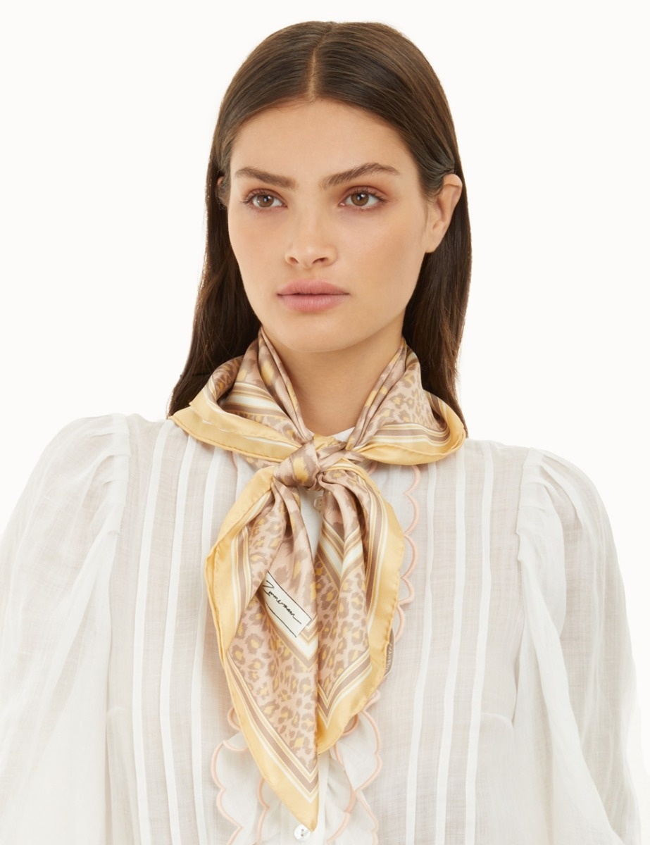 SILK SQUARE SCARF - 2