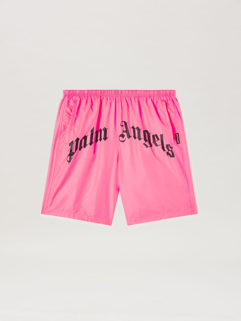 Curved Logo Bold Swim Short - 1