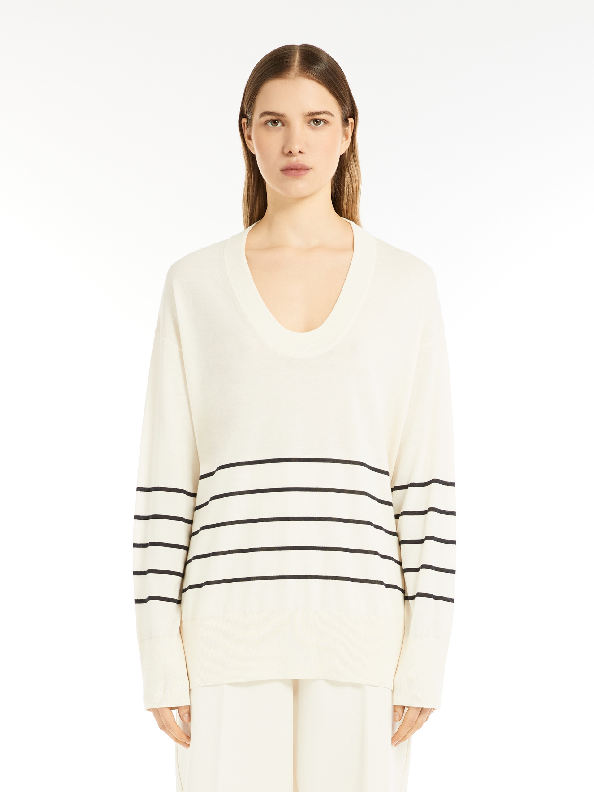 LEVANTE Oversized cotton and silk sweater - 3