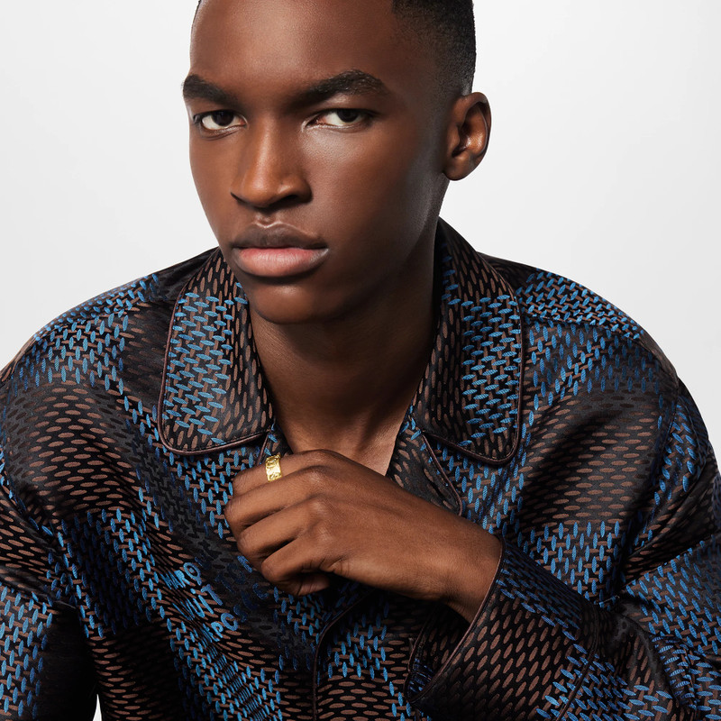 LV Mosaic Set of Rings 4