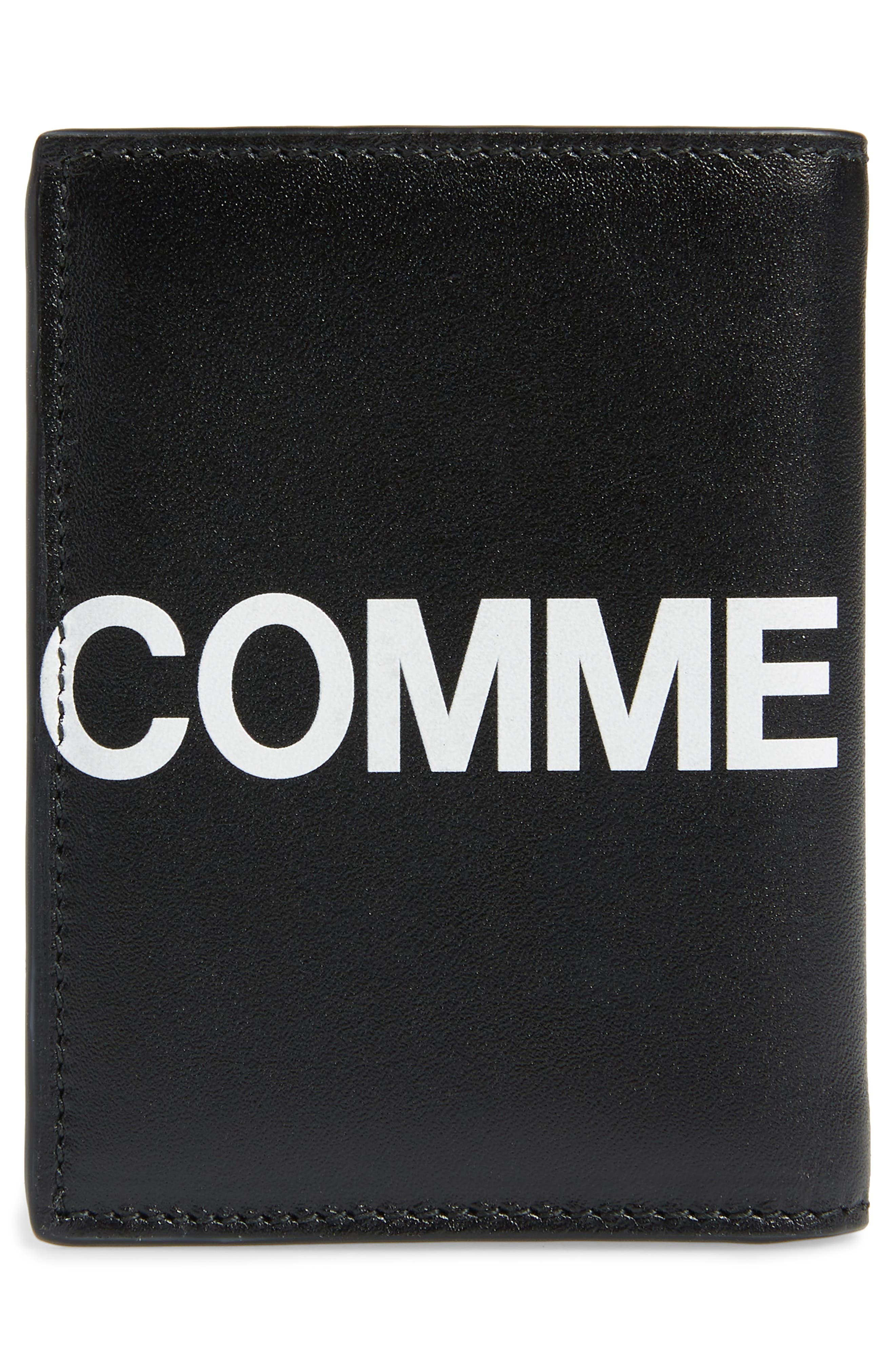 Comme des Garçons Wallets Huge Logo Card Case in Black at Nordstrom - 4