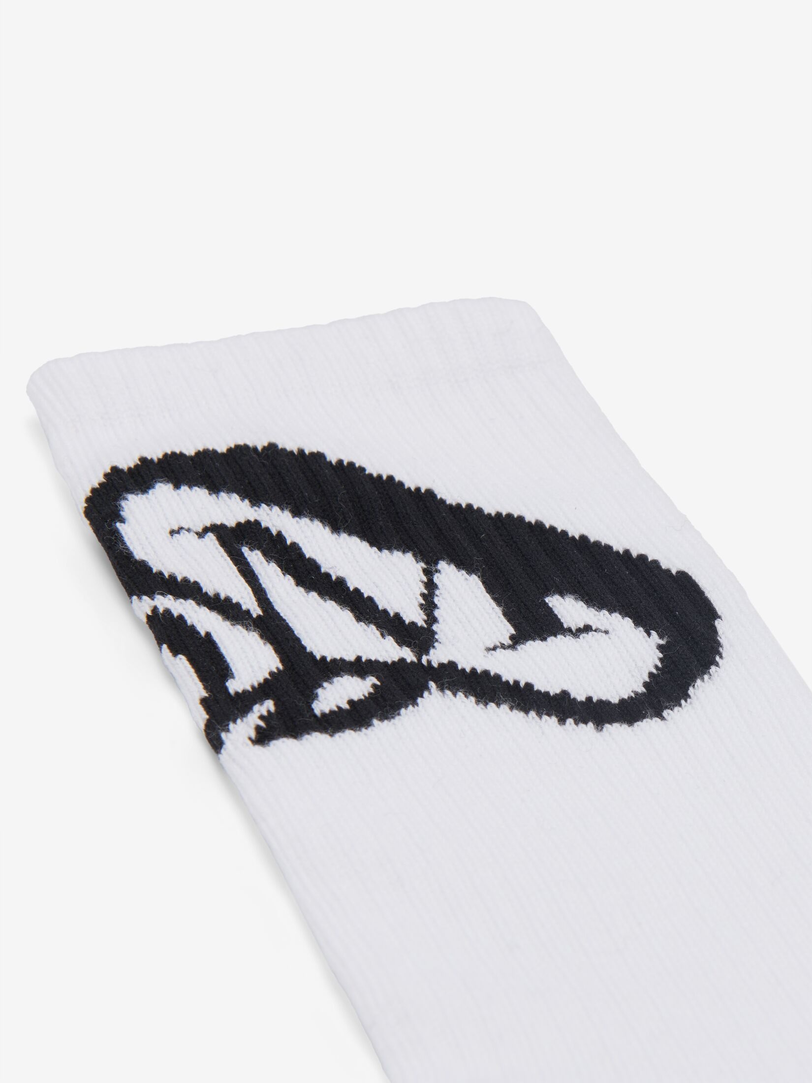 Men's Seal Logo Socks in Ivory/black - 2