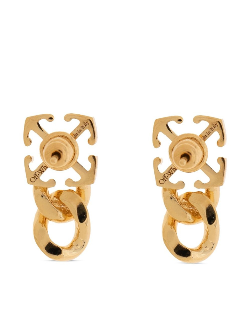 Off-White Arrow drop earrings outlook