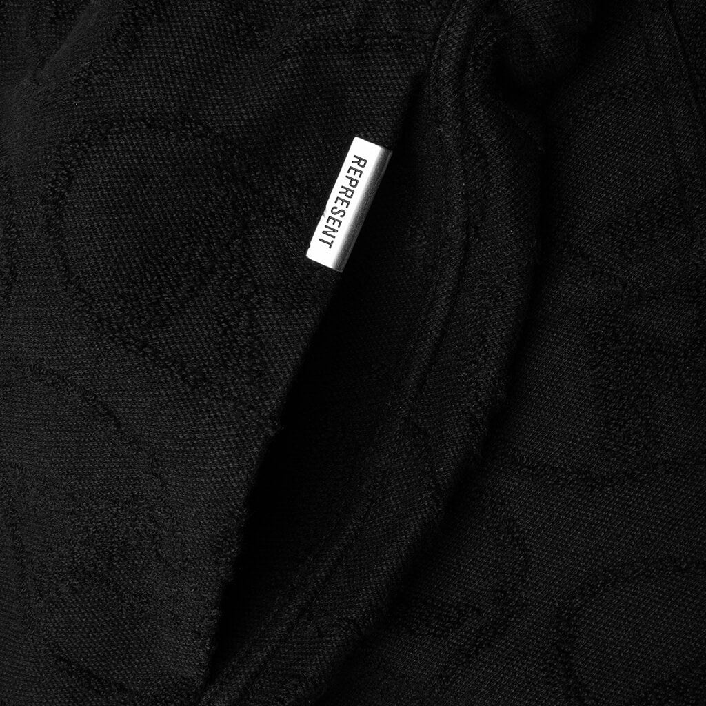 AOP TOWEL SHORT - BLACK - 3