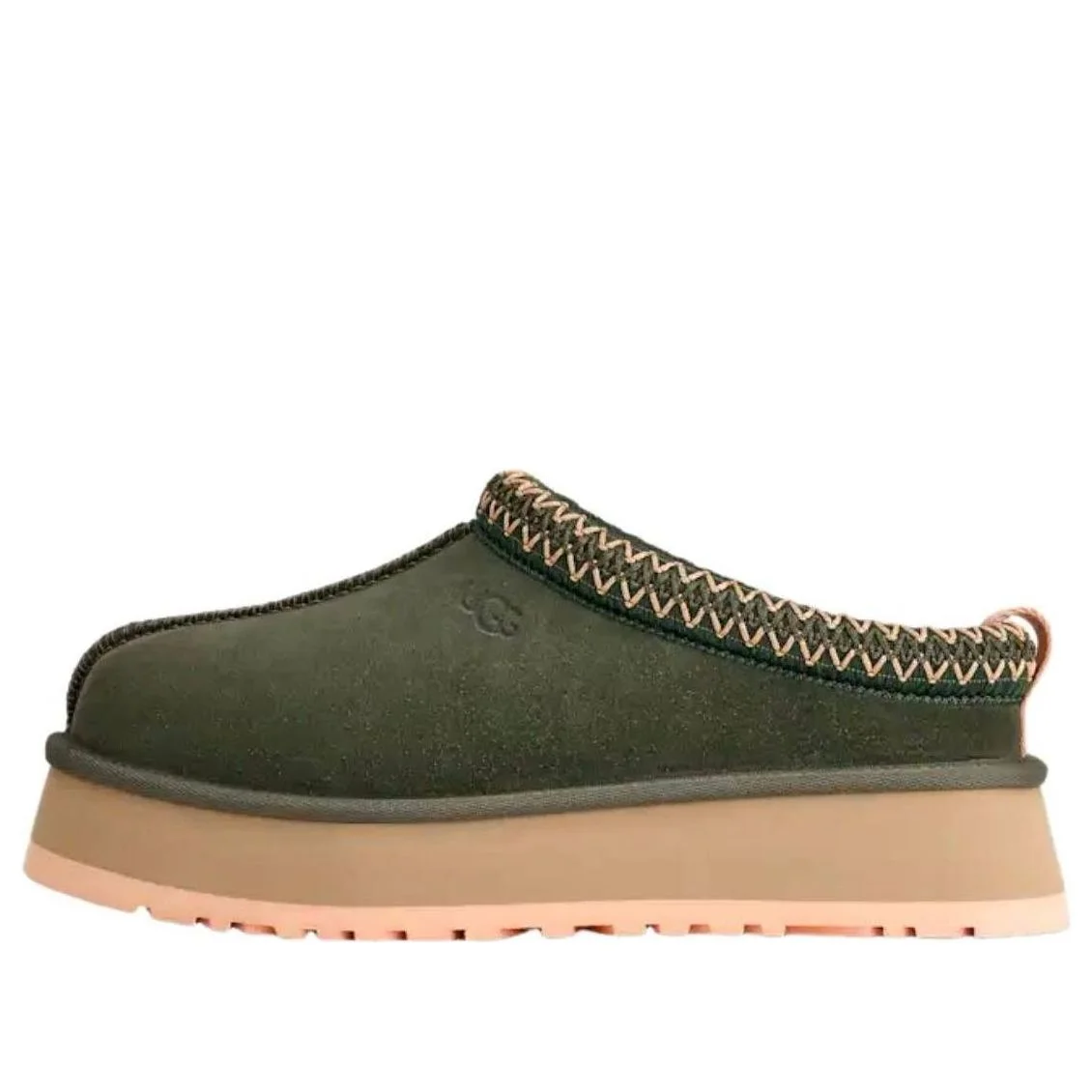 (WMNS) UGG Tazz II 'Woodland Green Truffle Pink' 1174471-WFF - 1
