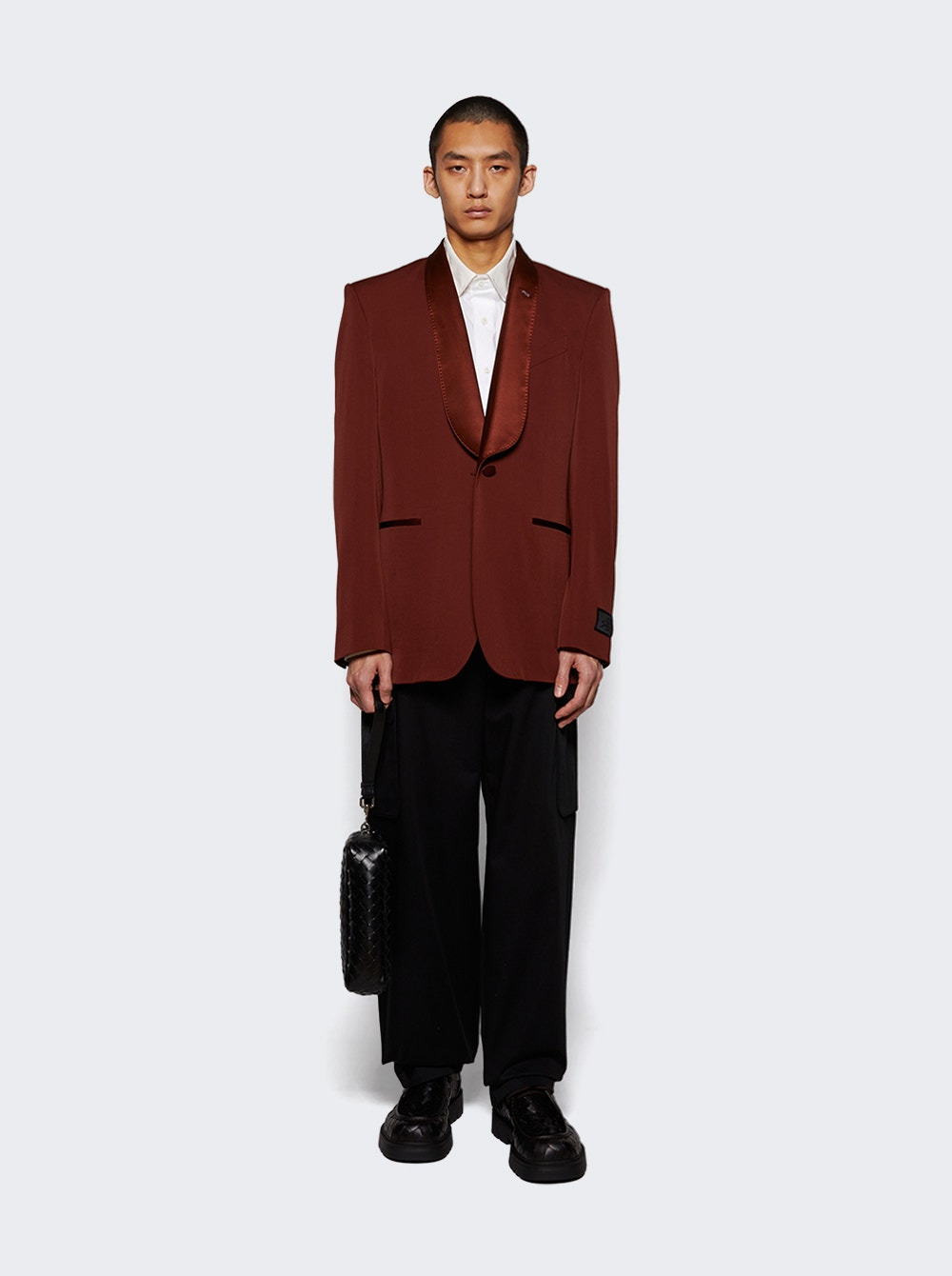 Sb Shawl Jacket Dark Rust - 5