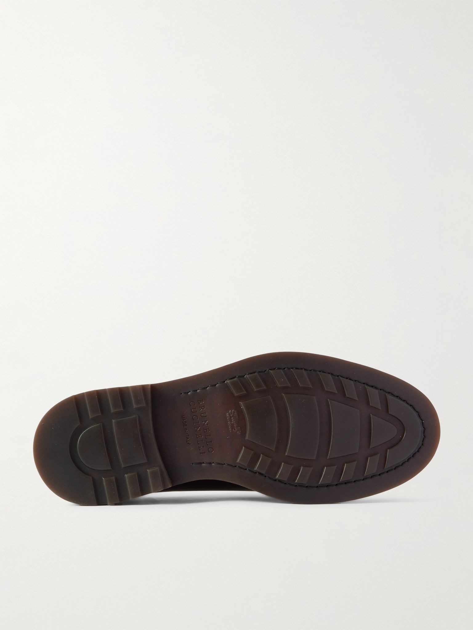 Leather Derby Shoes Dark brown - 3
