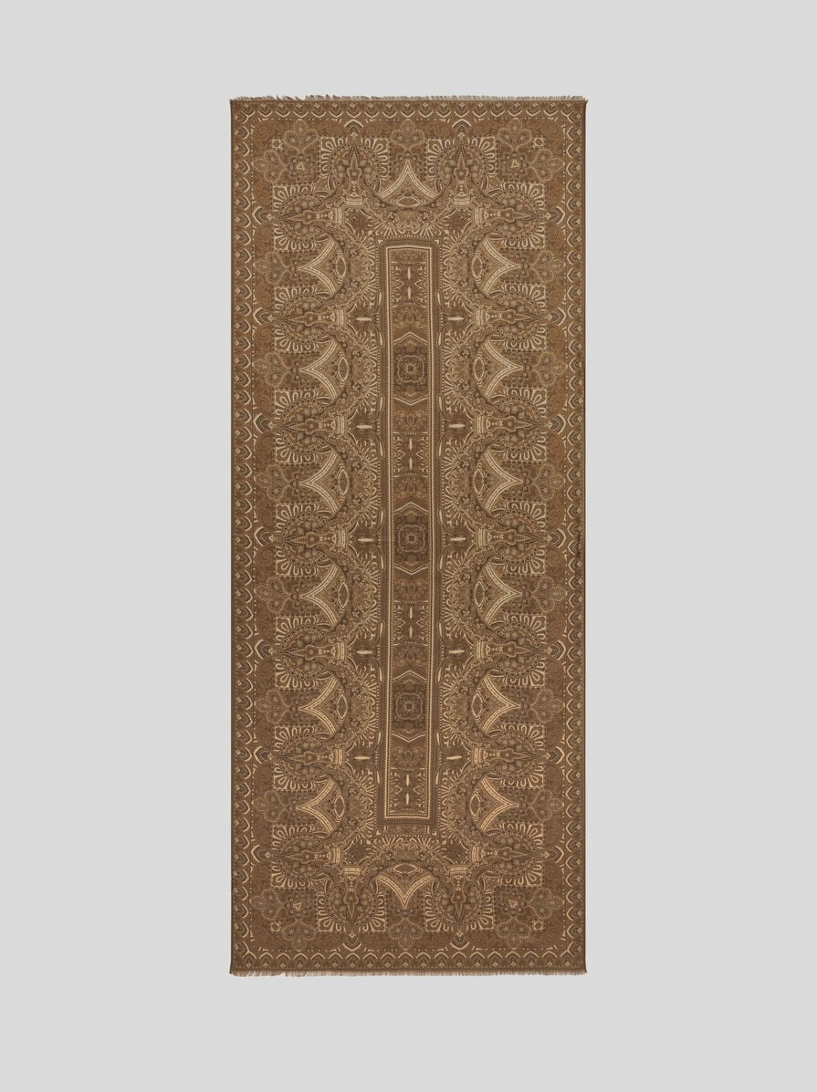 SCARF WITH SILK SCARF PATTERN - 2