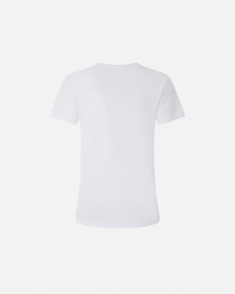PINKO HALF-SLEEVED T-SHIRT WITH PINKO LOGO EMBROIDERY outlook